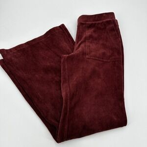 Daily Practice Corduroy Flare Pants Burgundy Women's Size S